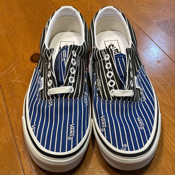 Women’s Vans Sneakers Era 95 Dx Anaheim Factory Blue / Black Stripes Size 9 NEW - Picture 2 of 6